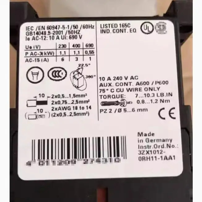 159623 MCDC 3006 S RS WE-M3T 3RH1122-1BM40 1FT7064-5AF71-1DH2 689697-11