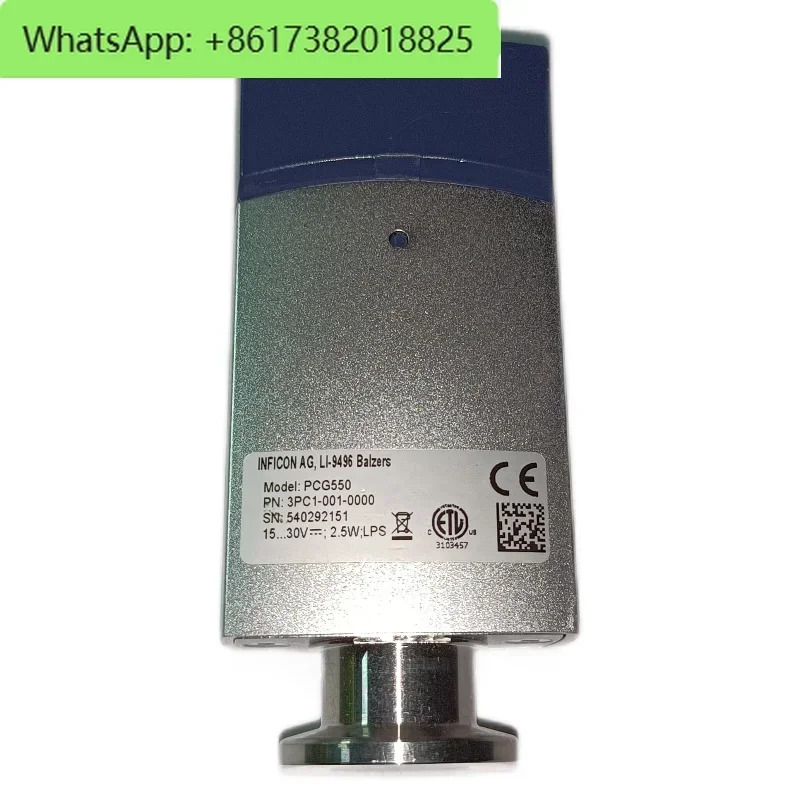 PCG550/PCG552/PCG554 진공 게이지 3PC1-001-0000 센서 INFICON