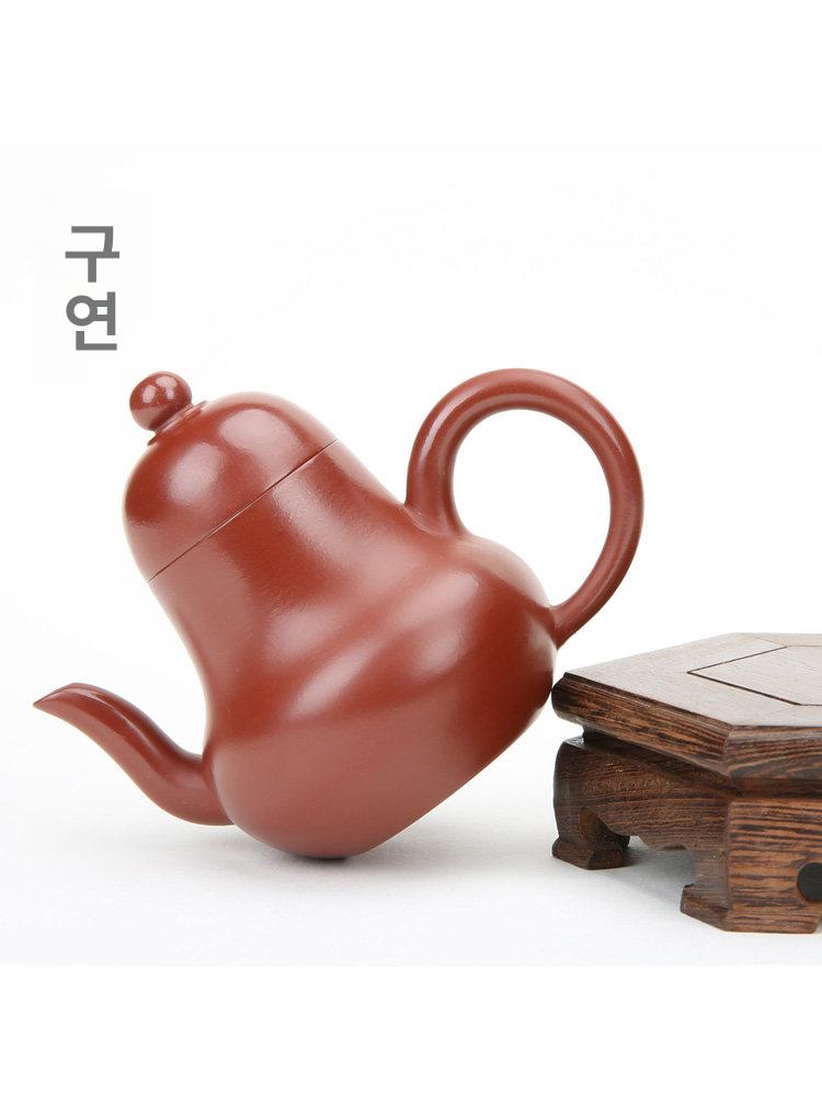 수공예 다관 차호 호화랑 차도구 중국 경덕진 개완 다기 전통 청화 잎차 고급 티포트 - 상세 이미지 4