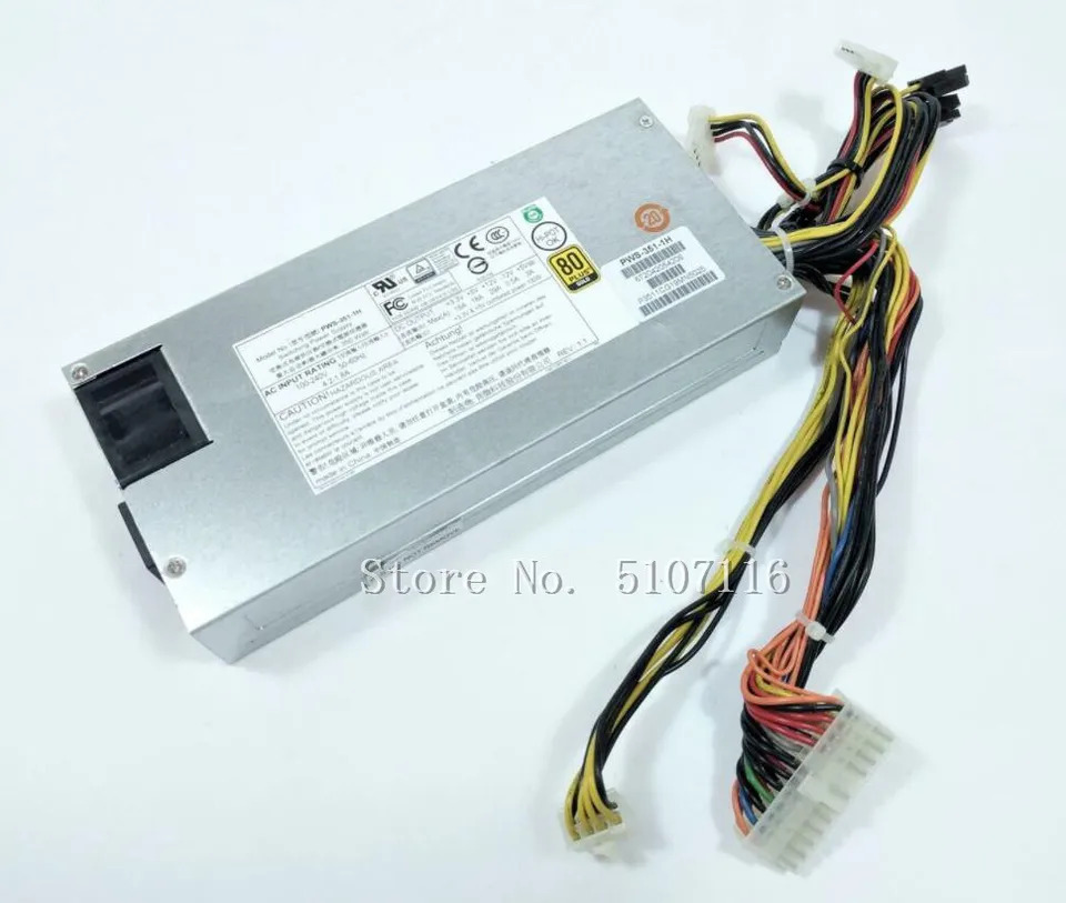 서버 전원공급장치 PSU PWS-351-1H 350W 24핀 1U 전 완전 리퍼