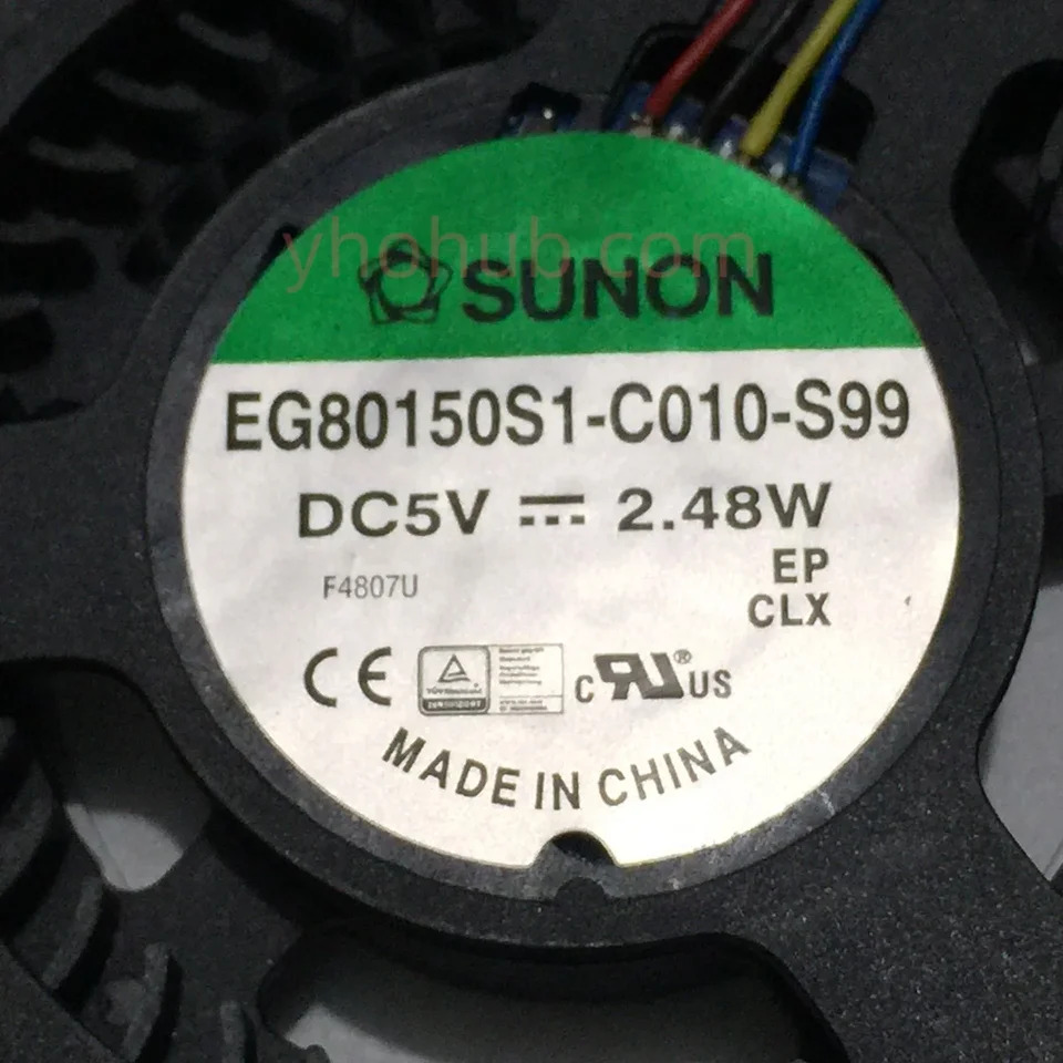SUNON EG80150S1-C010-S99 서버 냉각팬 DC 5V 2.48W 4 선