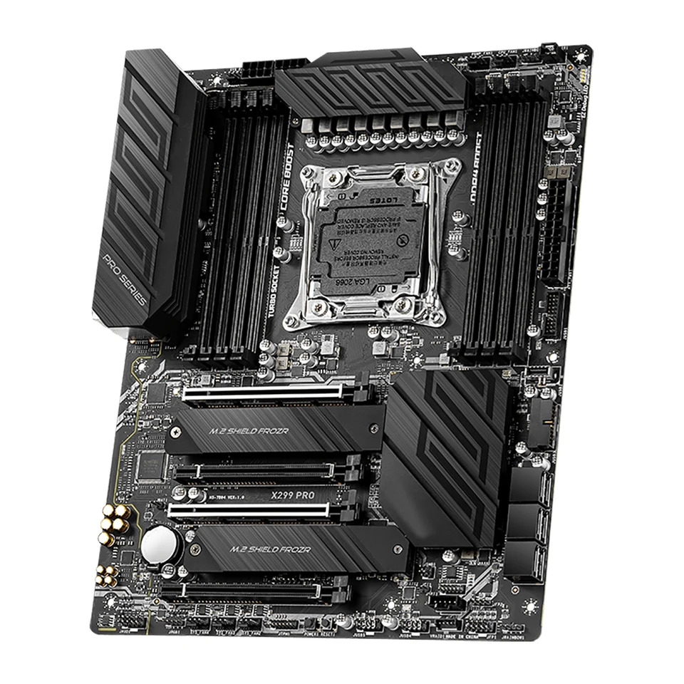 X299 PRO LGA2066 DDR4 M.2 x 2 SATA3 6 256GB 마더보드 미세 신