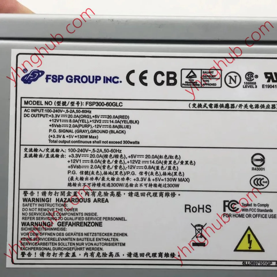 FSP300-60PFG FSP300-60GLC 서버 전원공급장치