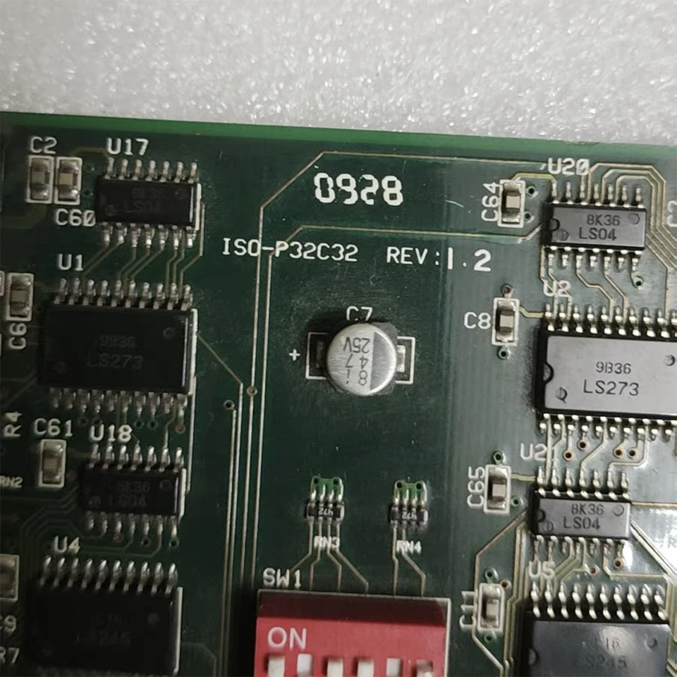 ISO-P32C32 VER1.2 ICPDAS 32 채널 절연 디지털 입력 제어 카드