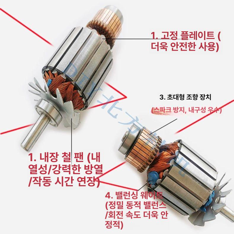 소형 해머드릴 산업용 기계 전진 속도조절 육각 유도전동기 삼상 수평 감속 - 상세 이미지 4