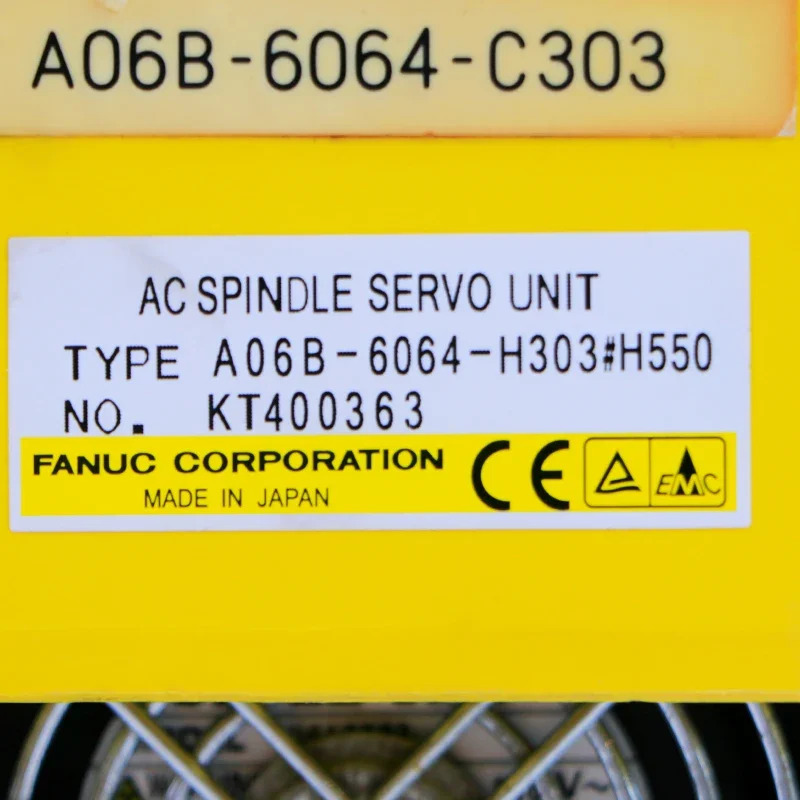 Second-hand Fanuc Servo Drive a06b-6064-h303H550  Tested Ok for CNC Machinery