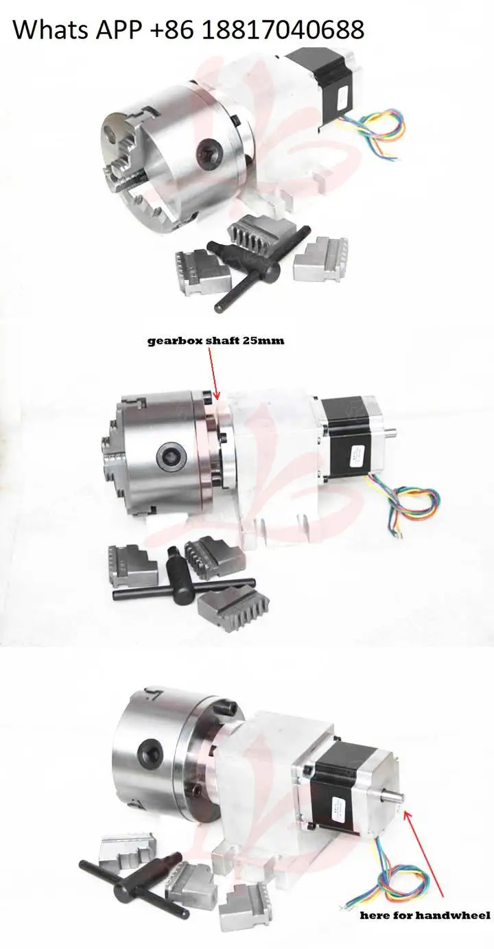 기 4축 고조파 회전축 A축 100mm 3조척