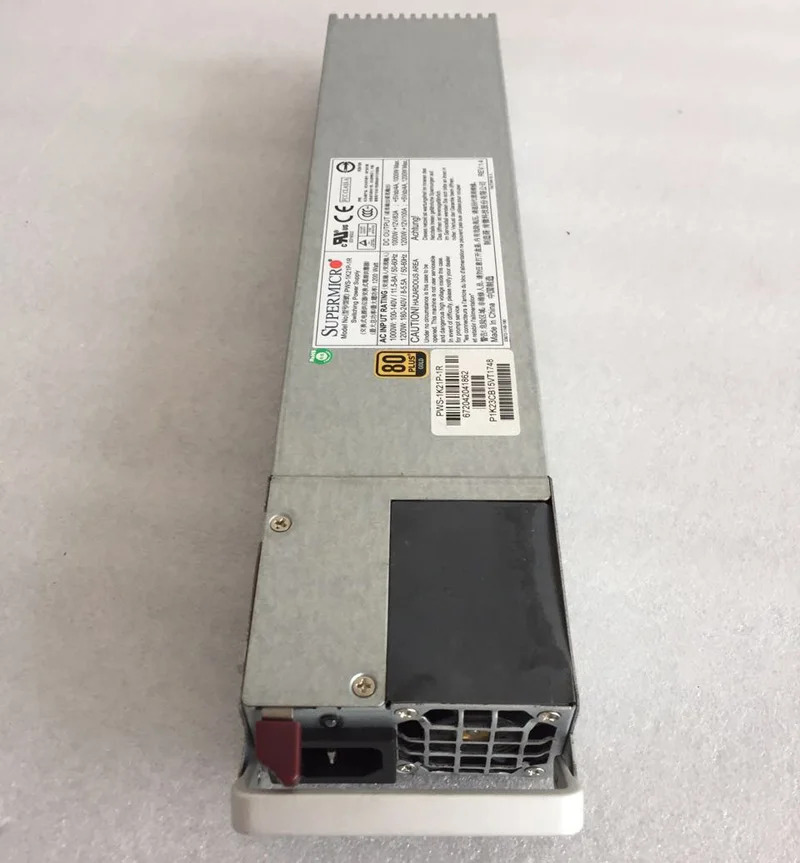 Supermicro PWS-1K21P-1R 예비 전원공급장치 1000W 1200W PSU 80 플러스 골드 1U