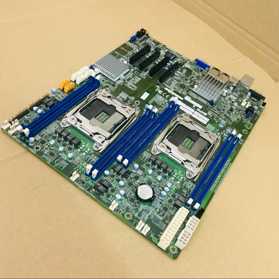 X10DRD-LT C612 LGA2011 E5-2600 v4/v3 DDR4 X99 마더보드 미세 작동