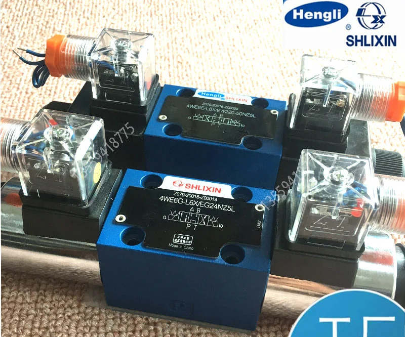 Hengli Lixin 전자기 방향 밸브 4WE6E-L6X EG24NZ5L 4WE6J- 6Y 6A 6G 6L 6C 6D