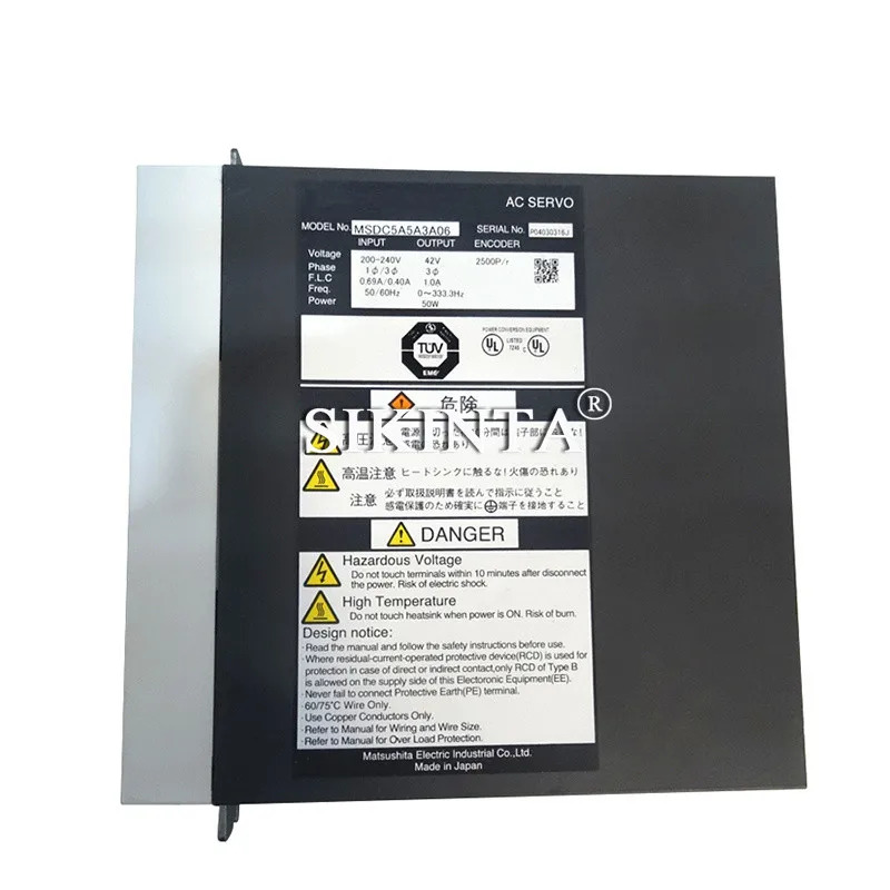 AC 서보 드라이브 MSDC5A5A3A06 완전히 리퍼