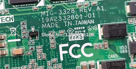 ADVATECH 산업 장비 보드 MIC-3328 8hp호환-1 REV.A1