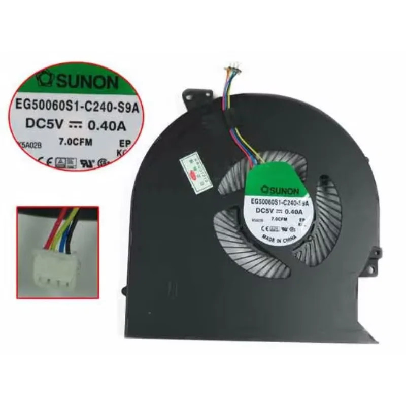 SUNON EG50060S1-C240-S9A DC 냉각팬 4 와이어 서버 5V 0.40A