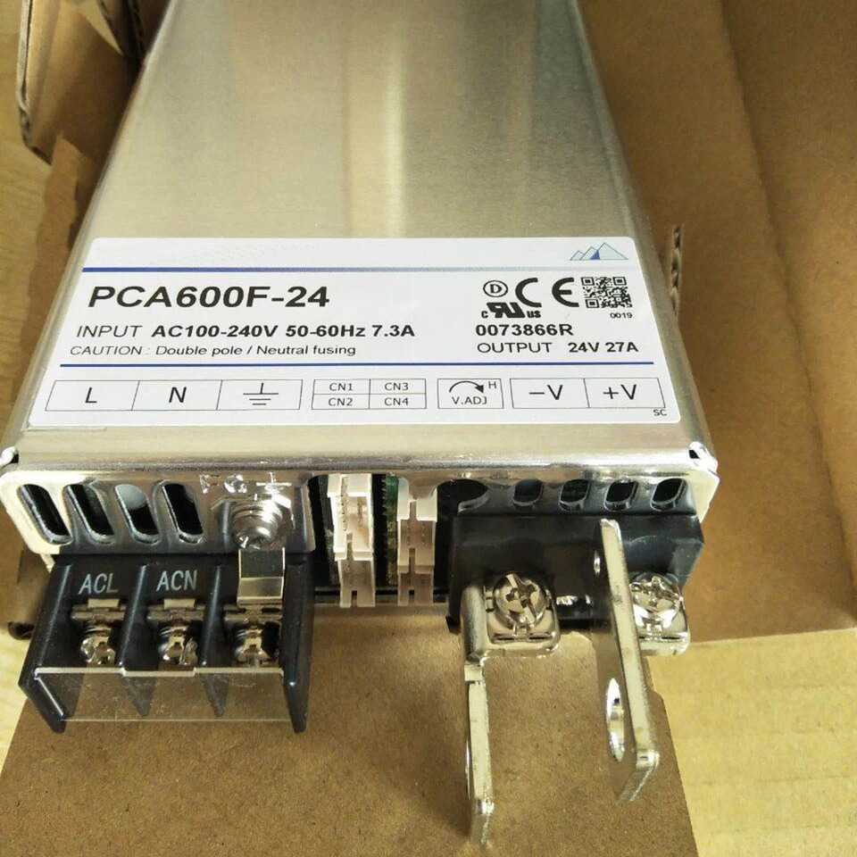 EL 입력 AC100-240V PCA600F-24 600W 50-60Hz 7.3A 출력 24V 27A 스위칭 전원공급장치 미세 작업