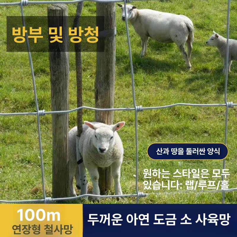 강철 닭장망 농장 보호 철조망 염소망 고라니망 아연도금 안전망 아연능형망 노루망 - 상세 이미지 4