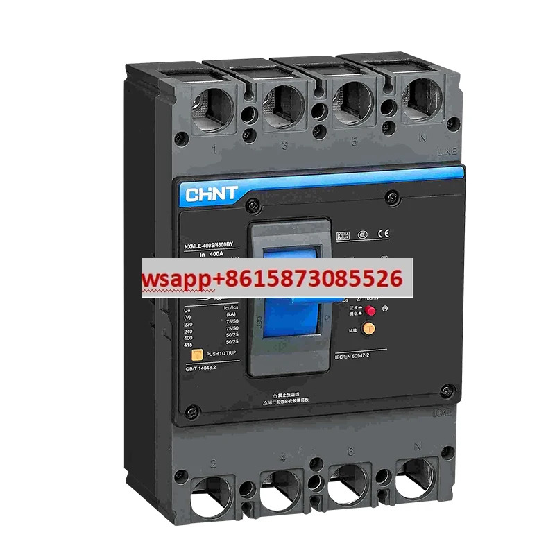 누수 방지 스위치가 Chint 회로차단기 3상4 선 시스템 NXMLE-100A -400A 250A