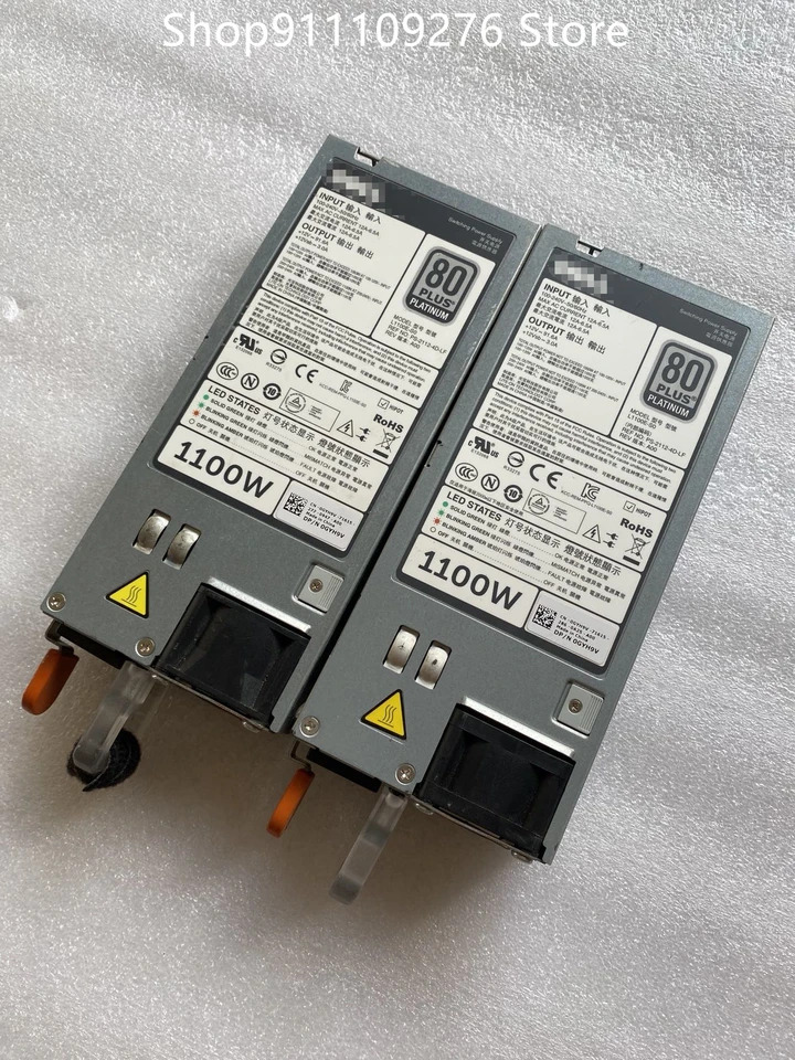 DELL R620 R720 R820 PSU 서버 전원공급장치 L1100E-S0 E1100E-S0 GYH9V MAX 1100W