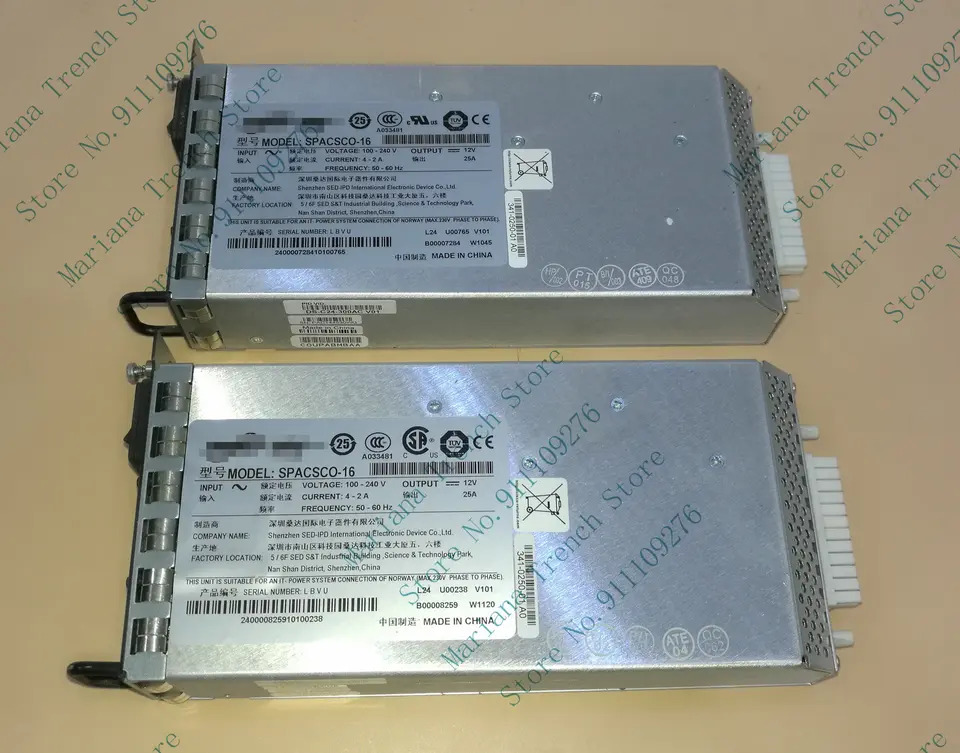 Cisco 9124 9134 9148 스위치DS-C24-300AC 전원공급장치 모듈 SPACSCO-16 300W