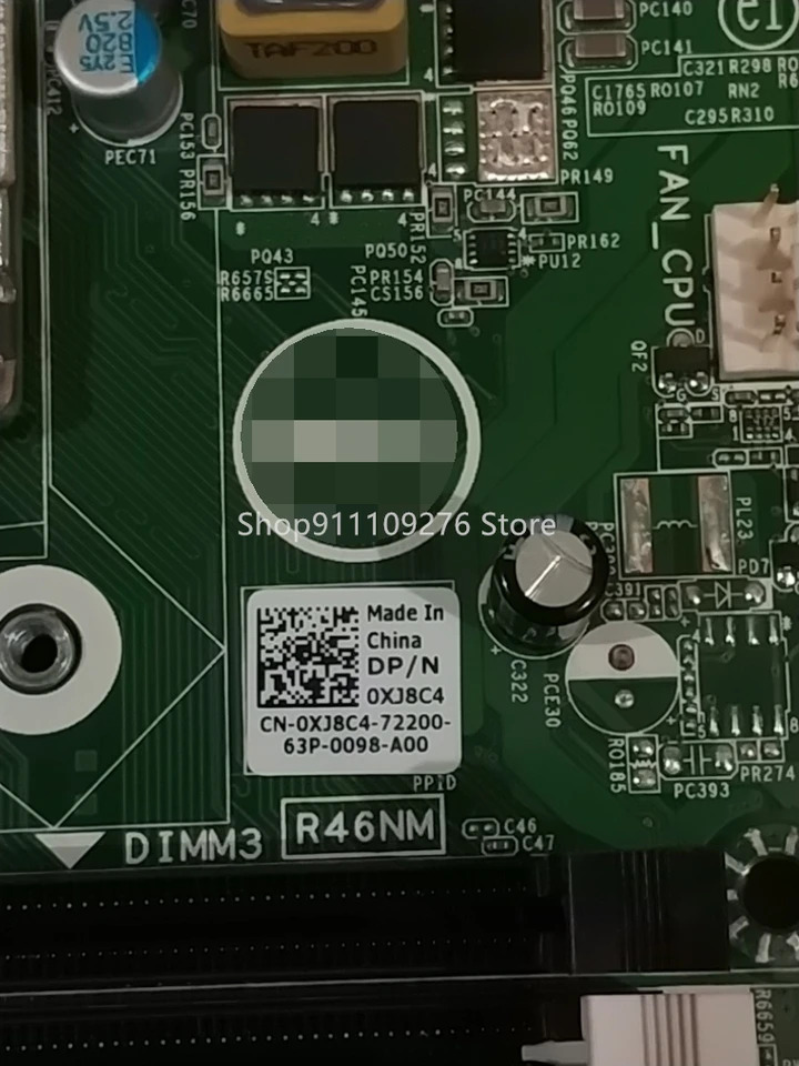 델 XPS 8900 마더보드 1151 DDR4 XJ8C4 오리지널 분해