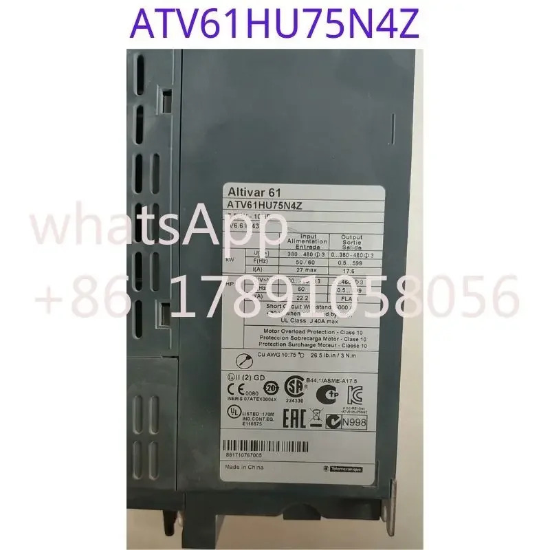 리퍼 ATV61HU75N4Z 7.5KW 기능 완료