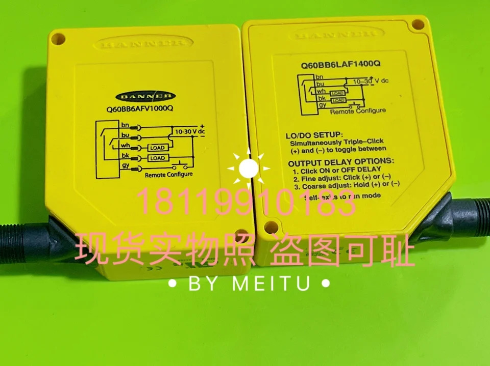 배너 광전스위치 센서 Q60BB6LAF1400Q Q60BB6AFV1000Q 비포장