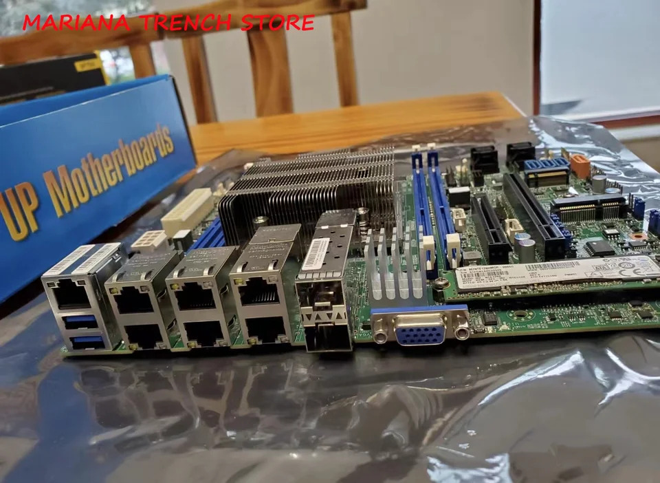 Supermicro 임베디드/IoT 마더보드X11SDV-4C-TP8F 제온 프로세서 D-2123IT 이더넷 컨트롤러 I350-AM4 10G SFP