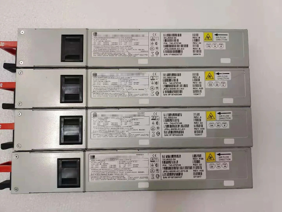 DCJ6502-04 주니퍼 네트워크 스위치 전원공급장치 JPSU-650W-AC-AO 740-070749
