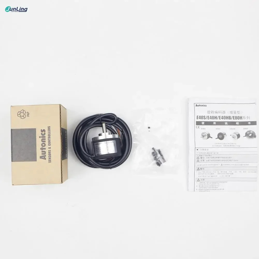 오토닉스 인코더 E40S6-1000-3-T-24 6mm 솔리드 샤프트 DC 24V 1000ppr 40mm 로터리