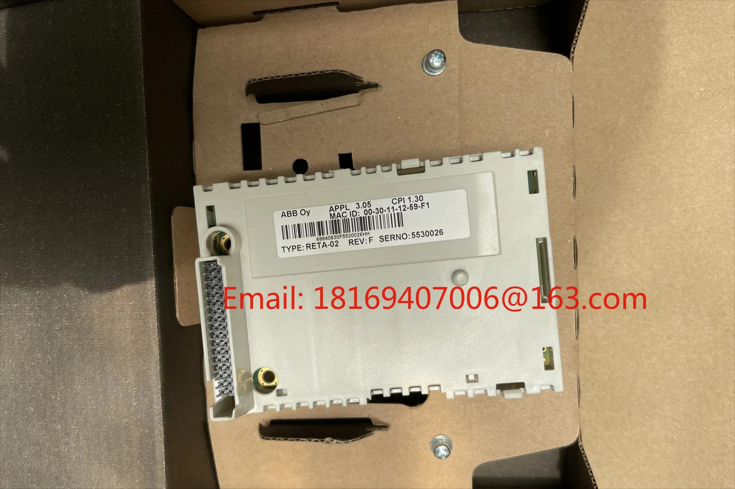 ABB ACS800 주파수 변환기 ETHERNET 이더넷 통신 모듈 RETA-02