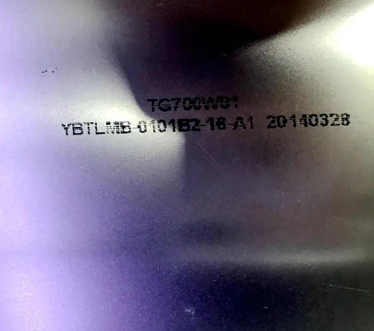오리지널 LCD 스크린 디스플레이 754ptc700w01001 TG700W01