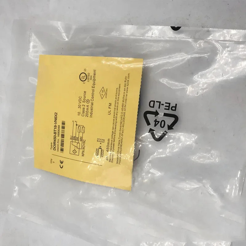오리지널 Turck DOIR450-BT18-VN6X2 광전센서 페널티 10년