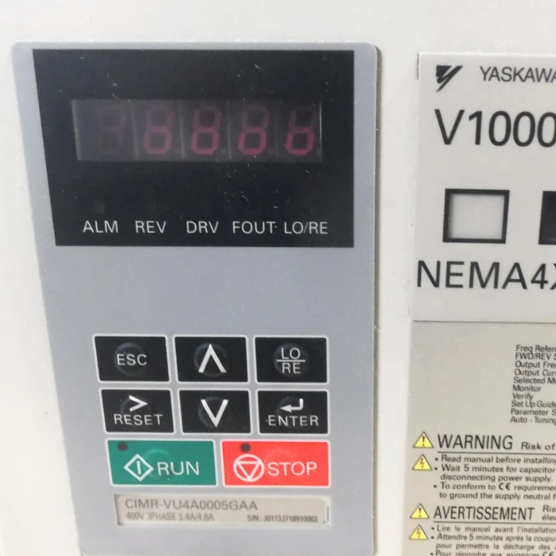 CIMR-VU4A0005GAA Yaskawa 인버터 신