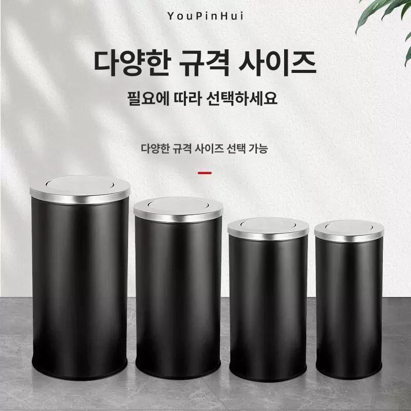 야외 재떨이 업소용 스텐레스 꽁초통 원형 흡연구역 사각 스탠드형 재털이 공원 로비 - 상세 이미지 5
