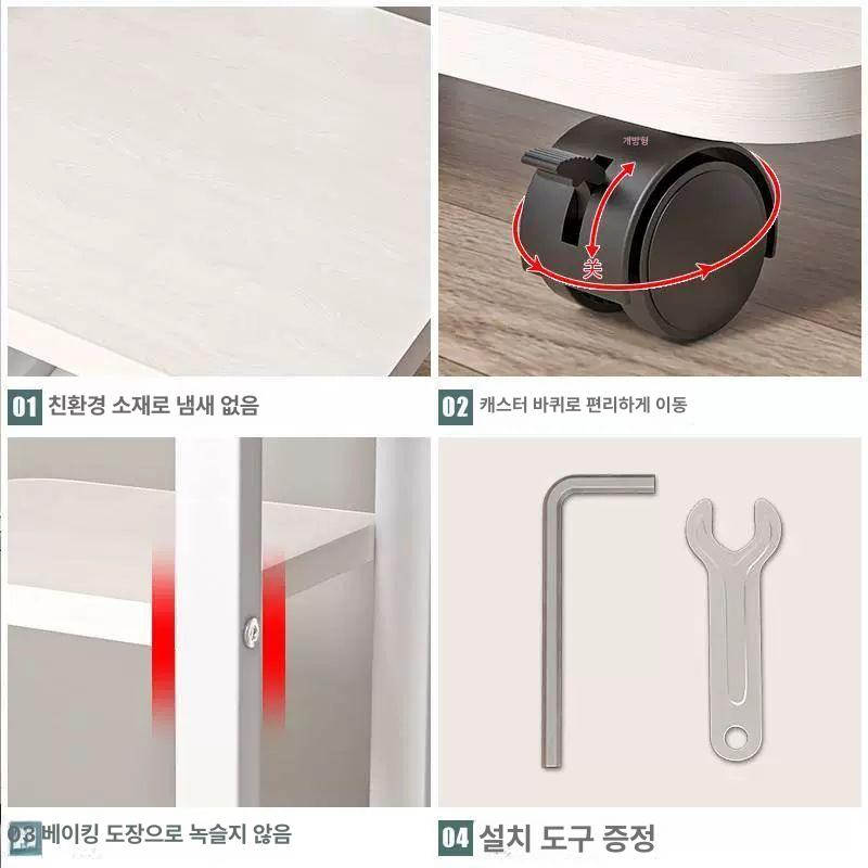 이동식 화분진열대 거치대 실내 계단식 받침대 스탠드 랙 선반진열대 높이 플랜트 - 상세 이미지 5