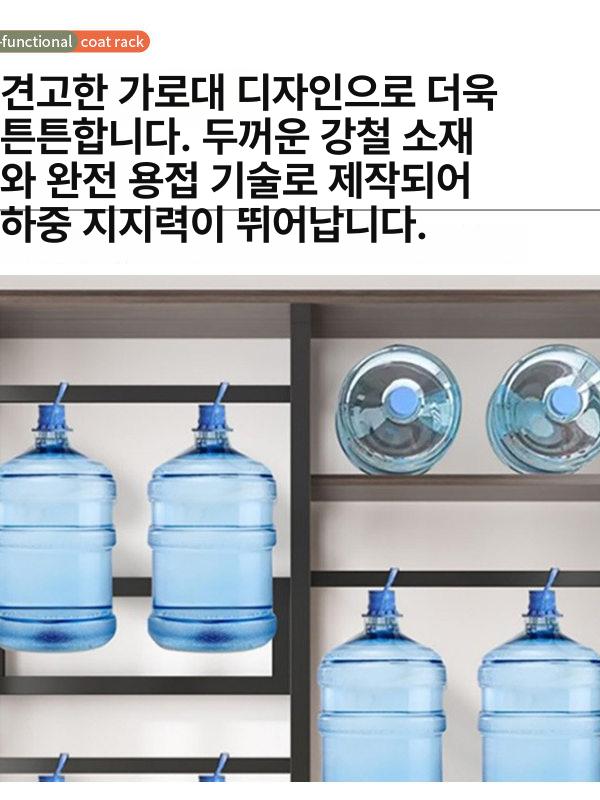 조립식 옷장 수납 스탠드옷걸이 시스템행거 다용도 스탠드행거 파이프 튼튼한행거 - 상세 이미지 2