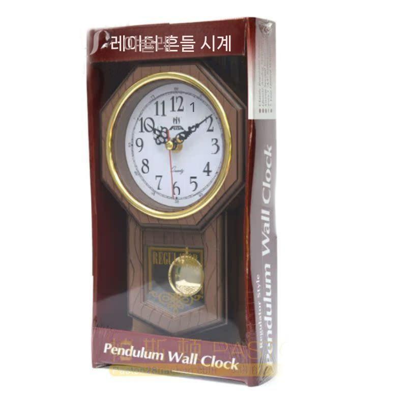 풍수 추시계 팔각 앤틱 복시계 개업선물 벽시계 거실 레트로 괘종 사무실 집들이선물 - 상세 이미지 2