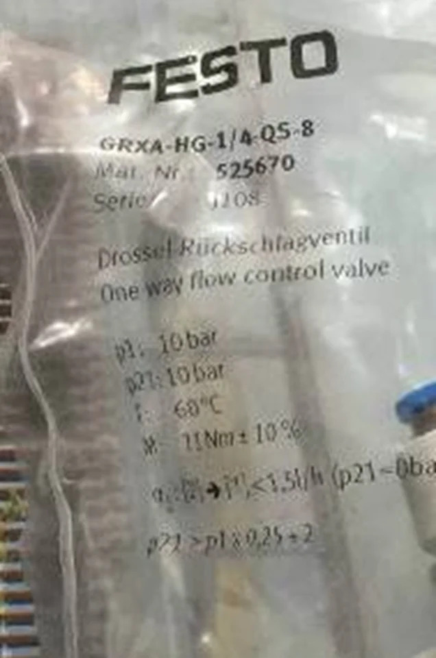 FESTO 솔레노이드 밸브 GRXA-HG-1 4-QS-8 525670 신