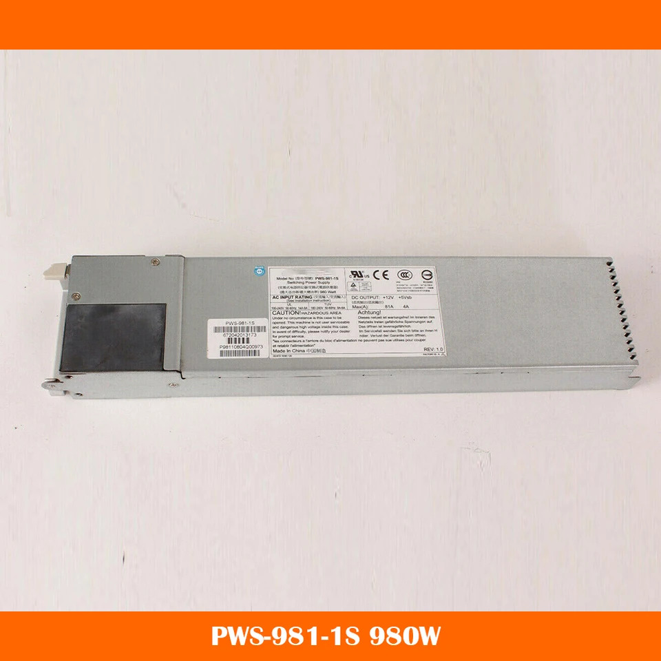 슈퍼마이크로 PWS-981-1S 서버 전원공급장치 980W