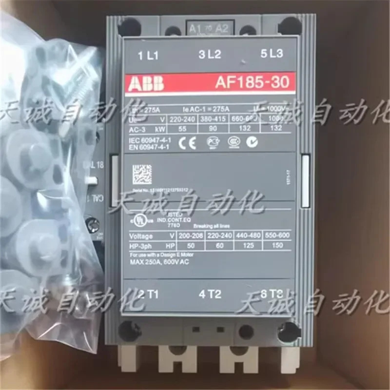 오리지널 ABB 접촉기 AF185-30-11 100-250VAC 1SFL 491001 R7011