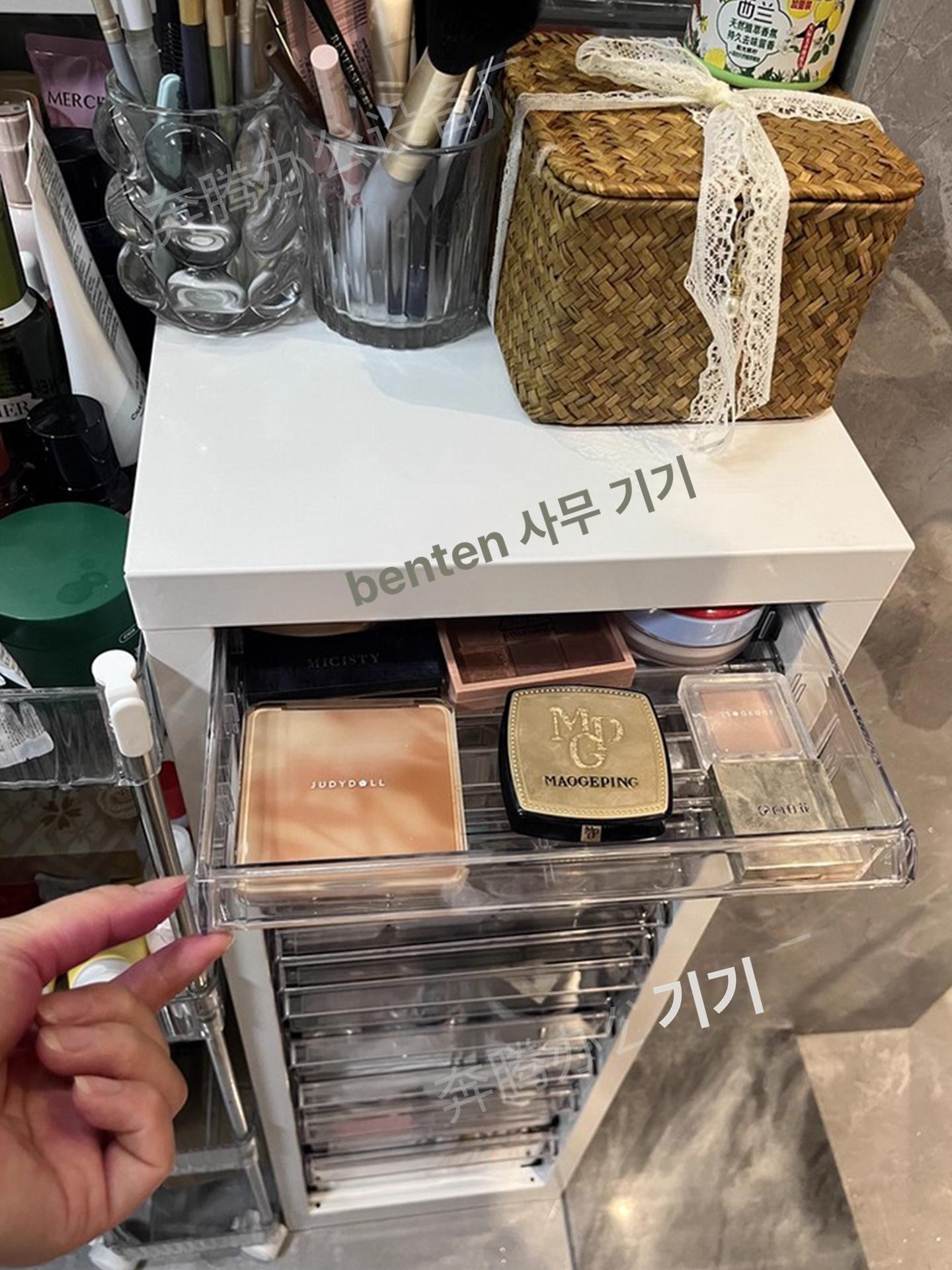 네일샵 서랍장 진열장 업소용 정리대 캐비닛 수납함 보관 소품 수납장 - 상세 이미지 3