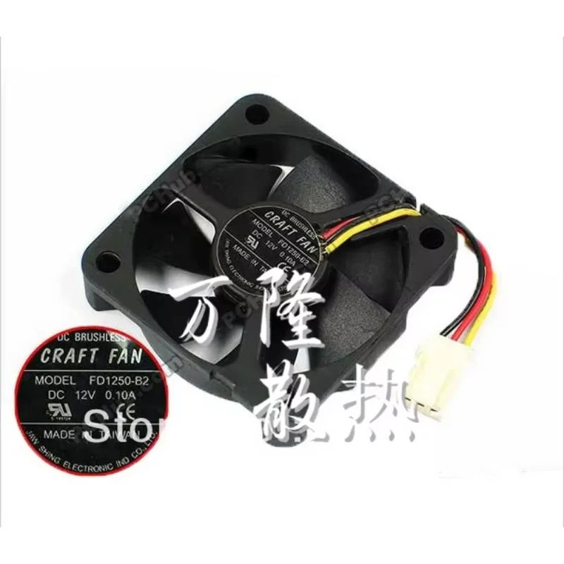 크래프트 냉각팬 FD1250-B2 3 선 서버 DC 12V 0.10A 50x50x10mm