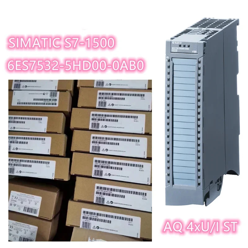 SIMATIC S7-1500 아날로그 출력 모듈 AQ 4xU/I ST 6ES7532-5HD00-0AB0 신