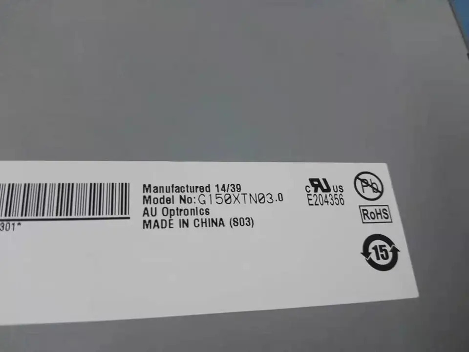 AU 오리지널 15 인치 G150XTN03.0