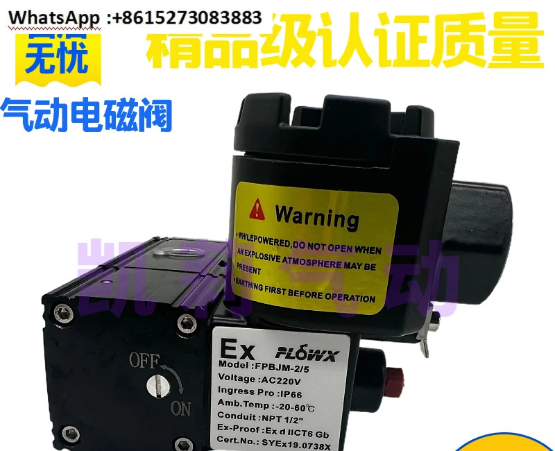 공압 방폭 솔레노이드 밸브 전제어 방향 FPBJM-2/5 EX AC220V DC24V