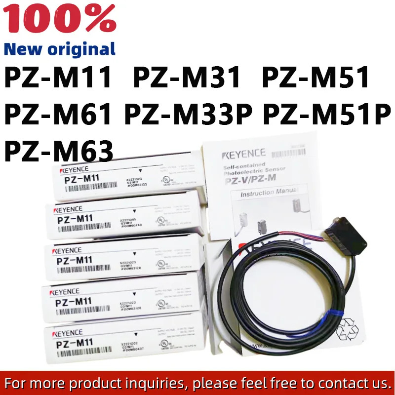 KEYENCE 원본 PZ-M11 PZ-M31 PZ-M51 PZ-M61 PZ-M33P PZ-M51P PZ-M63 광전스위치 센서
