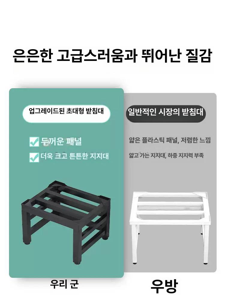 주방 받침대 홀더 수세미걸이 정리대 선반 다용도 조리도구거치대 걸이형 행주 건조대 - 상세 이미지 3