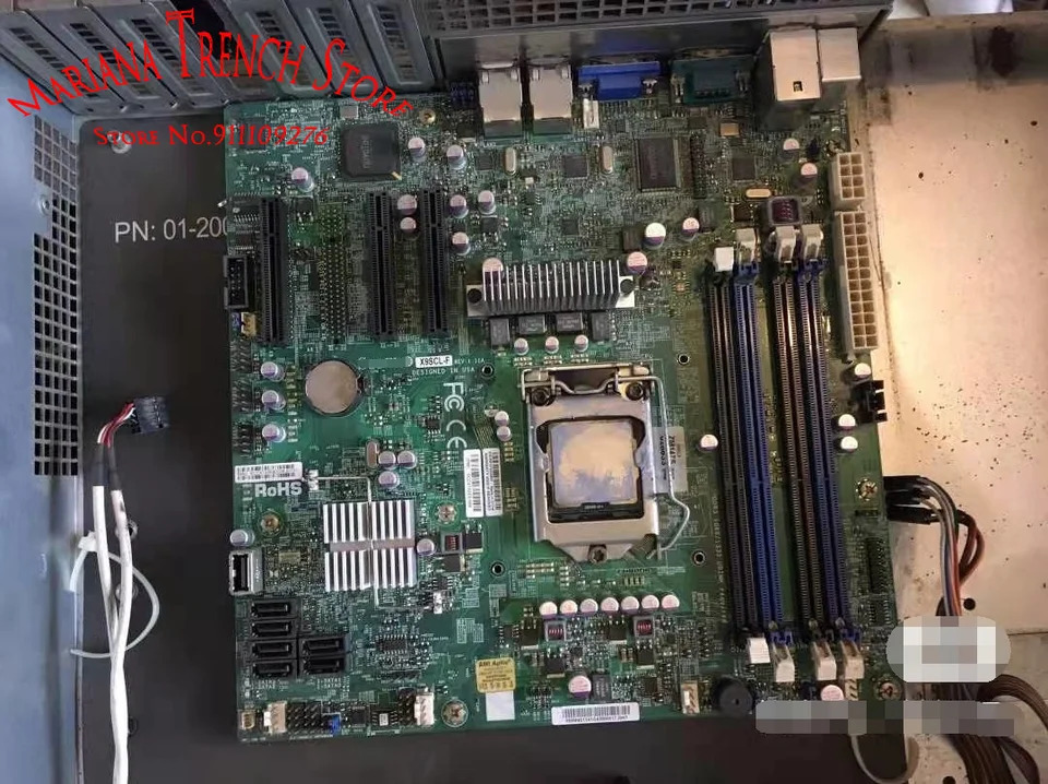 슈퍼마이크로 서버보드X9SCL-F LGA1155 제온 E3-1200 V1 V2 시리즈 2 세대 3 코어 i3 IPMI 2.0 DDR3 SATA PCI-E 3.0