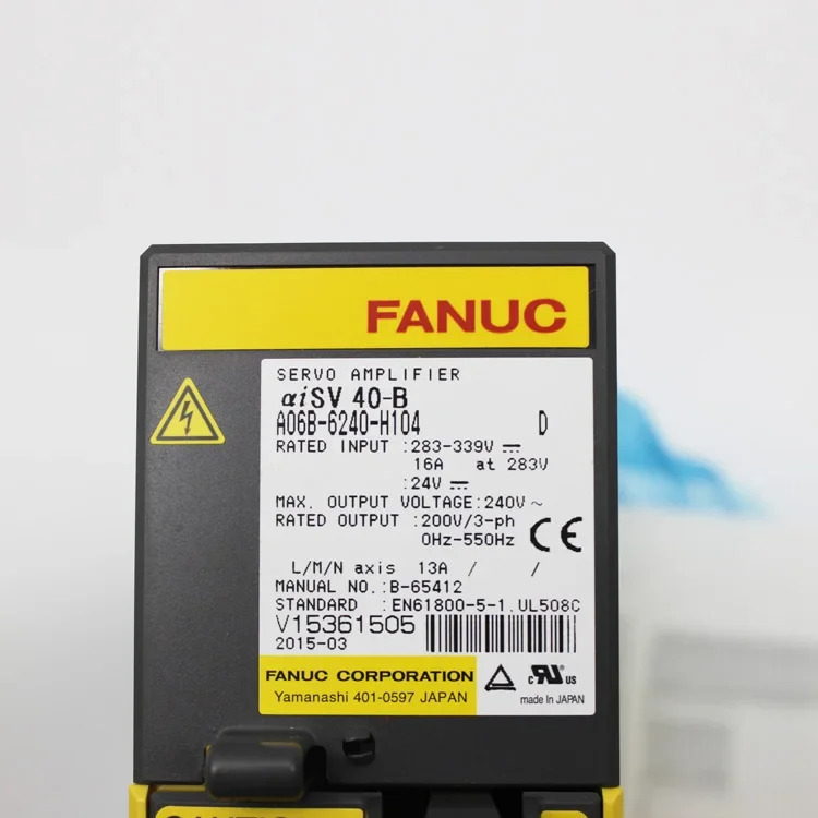Fanuc Ac 서보 드라이브 A06B-6240-H104 증폭기 모듈 CNC 기계용