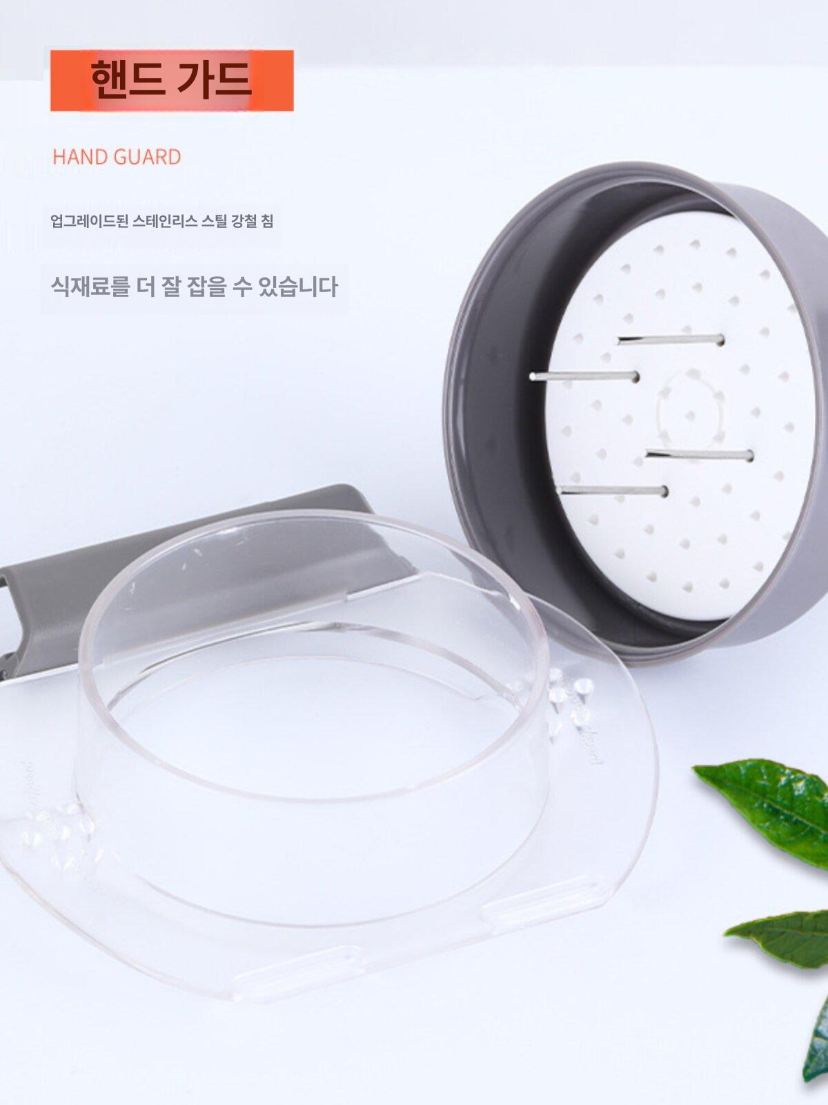 다용도 채칼 휴대용 블록 간편 주방 절단기 슬라이스 과일 안전 멀티 편썰기 - 상세 이미지 5