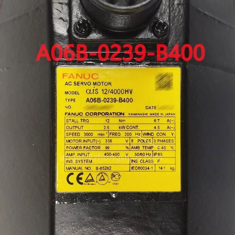 A06B-0239-B400 CNC 기계Fanuc 서보모터 A06B 0239 B400